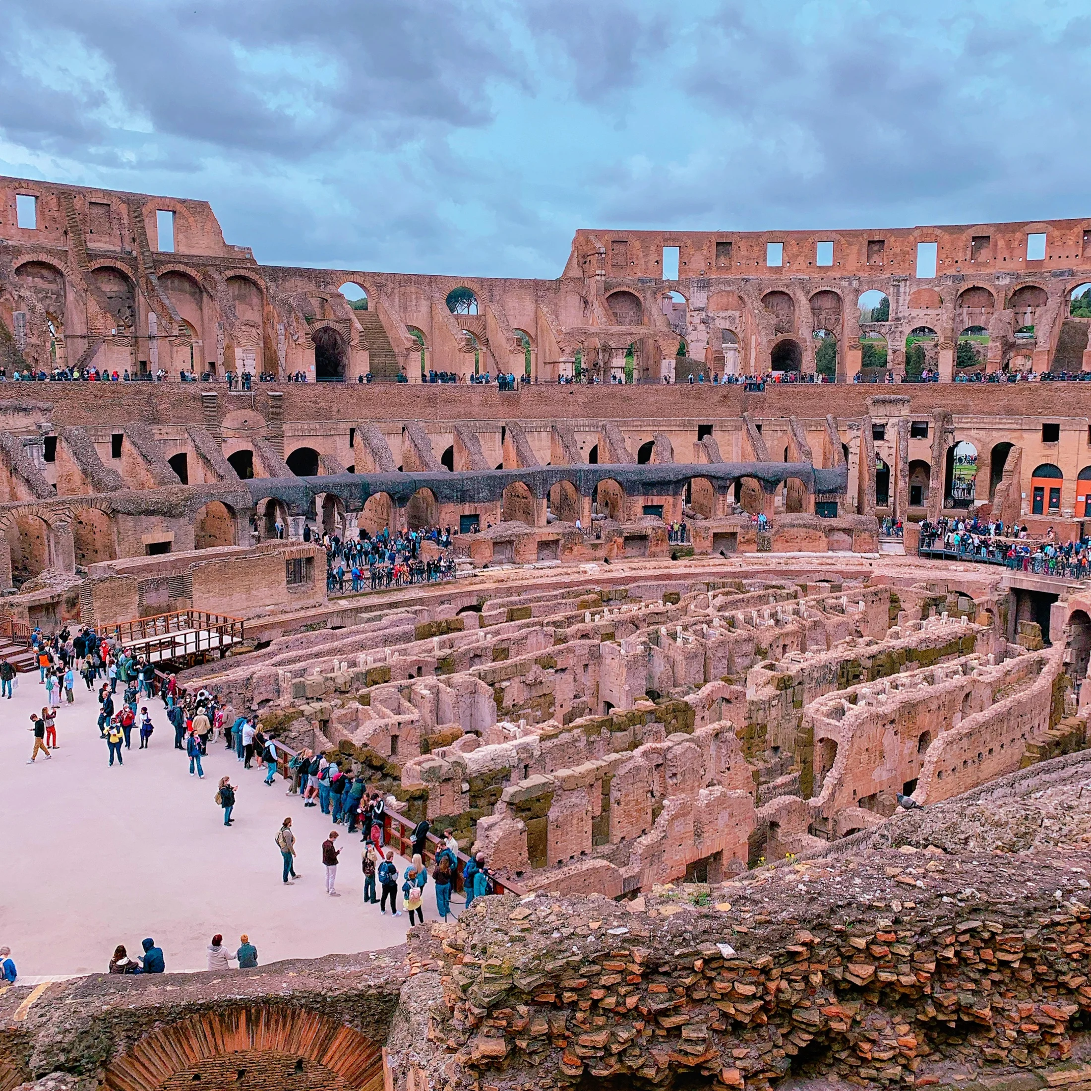 Inside the Colosseum