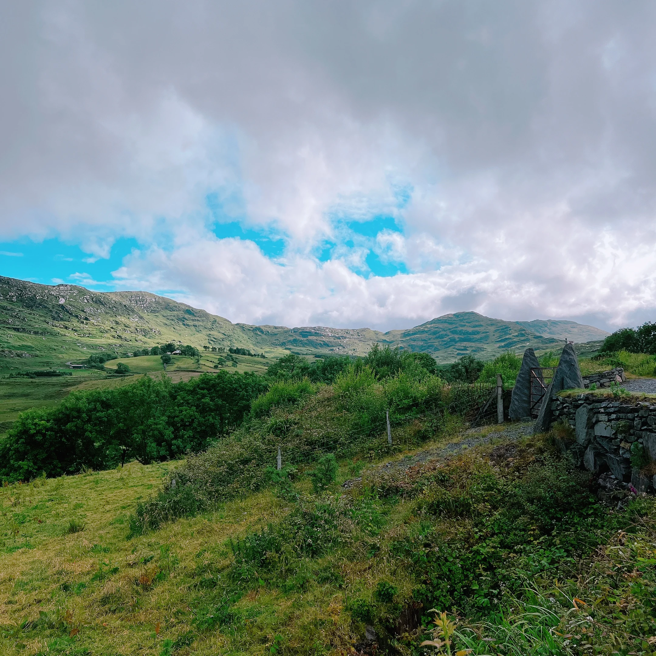 Ring of Kerry landscape in southwest Ireland